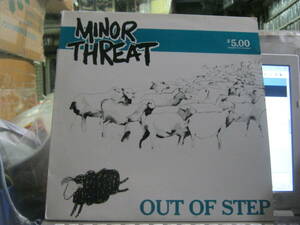 MINOR THREAT マイナースリート / OUT OF STEP U.S.LP Bad Religion Dag Nasty Government Issue Meatmen Samhain Youth Brigade 