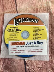 ☆貴重なプロモ盤☆Just A Boy LONGMAN★最終値下げ　Promo Only