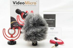 送料無料！☆美品☆ RODE ロード VideoMicro 小型コンデンサーマイク #24031401