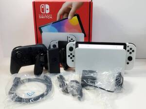 【美品】Nintendo Switch 有機ELモデル おまけコントローラー付き！