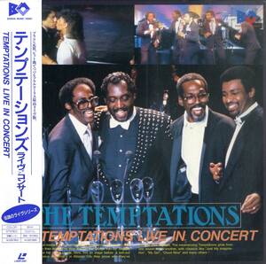 B00192461/LD/ザ・テンプテーションズ「The Temptations Live In Concert (1990年・BML-6・ソウル・SOUL・リズムアンドブルース)」