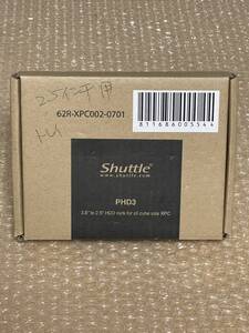 ★14★Shuttle☆PHD3☆3.5→2.5インチ変換トレー☆同社専用☆新品未使用☆保管品☆シャトル★