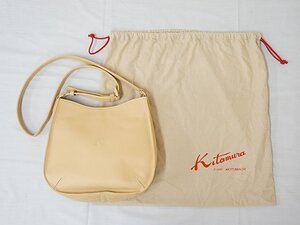 3426【キタムラ ショルダーバッグ ベージュ】ファッション 鞄