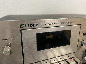 SONY カセットデッキ　tc-k4 ジャンク