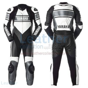 海外 送料込み 　高品質　YAMAHA 　ヤマハ　 　レーシングレザースーツ 　 サイズ各種　本革　レプリカ