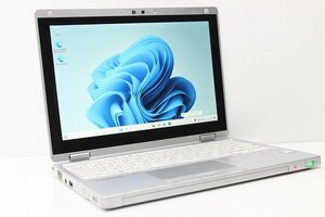 1円スタート ノートパソコン Windows11 2in1PC Panasonic レッツノート CF-RZ6 Windows10 第7世代 Core i5 SSD256GB メモリ8GB 軽量745g