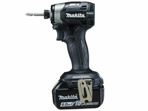 最新機種 新品 makita マキタ 充電式インパクトドライバ TD173DRGXB 黒 ブラック 18V 6.0Ah バッテリ(BL1860B)2本・充電器・ケース付き B53