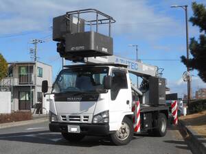 安売り☆業販価格☆厳選車☆H19年式☆エルフ☆高所作業車☆タダノ製☆作業床高12.1M☆5速MT3ペダル☆車検令和7年4月迄☆4770ｃｃディーゼル