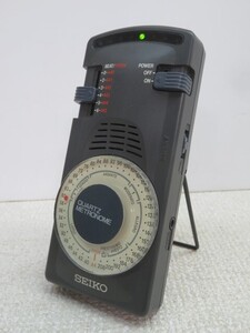 ★SEIKO SQ-77 メトロノーム QUARTZ METRONOME セイコー カバー付き 動作品 12165★！！