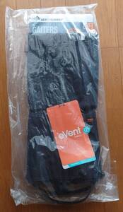 未使用 ★ SEA TO SUMMIT シートゥーサミット QUAGMIRE EVENT GAITERS クアグマイアゲイター ST82620 ブラック Lサイズ 冬期 スパッツ 