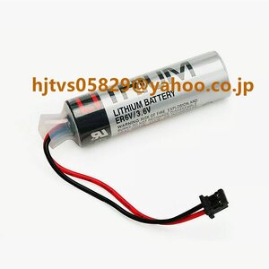 新品TOSHIBA 東芝 ER6V/3.6V 交換用 三菱電機 M70 リチウム電池 非充電式リチウムバッテリー ER6VC119A ER6VC119B 3.6V 2400mAh 黒プラグ