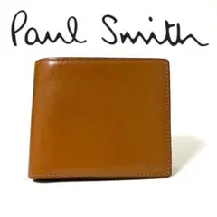 ポールスミス✨Paul Smith✨財布✨二つ折り財布✨ベジタンストライプトリム