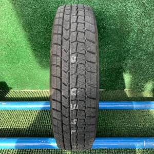 MB422-305 未使用　ダンロップ　155/80R13 中古スタッドレスタイヤ　【1本のみ】