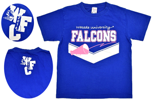 Y-4502★送料無料★激レア貴重 外部非売品★美品★waseda university FALCONS 早稲田大学 チアリーダーズ ファルコンズ★T-シャツ 160cm