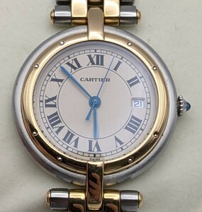 CARTIER　カルティエ　パンテール　ヴァンドーム　LM　2ロウ　YG/SS コンビ　メンズ