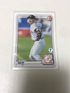 Anthony Volpe 2020 Bowman 1st edition ニューヨーク・ヤンキース①