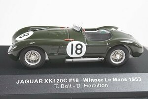 ixo イクソ 1/43 JAGUAR ジャガー XK 120C ルマン LM 1953 優勝 #18 LM1953