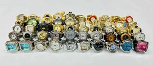 リングウォッチ 指輪時計50個セット ビンテージ 大量 まとめ 本 点 指輪 時計 リング ゴールドカラー シルバーカラー H374