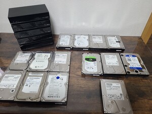 ◎HDD 1.0TB 2.0TB 3.0TB 4.0TB 外付けHDD まとめて　１円スタート！　ジャンク品　 ハードディスク