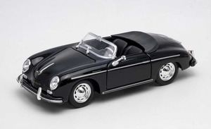 1/24 WELLY Porsche 356A ポルシェ スピードスター (コンバーチブル) ブラック ●