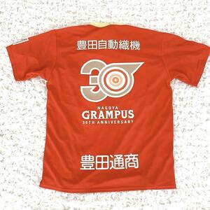 ミズノ製◆名古屋グランパス　30周年記念ユニフォ型Tシャツ　M 未使用品