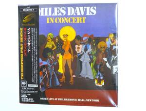 マイルスデイビス　MILES DAVIS / イン・コンサート(初回限定・紙ジャケット仕様)　帯付き　新品同様美品CD　 即決価格にて　