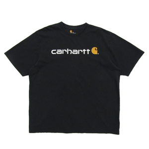 古着 カーハート CARHARTT プリントTシャツ ブラック サイズ表記：XL　gd81547