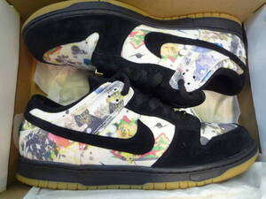 靴143-187♪【送料未定・約80～】Supreme × NIKE SB DUNK LOW OQ QS Rammllzee US11.5 29.5㎝ FD8778-001