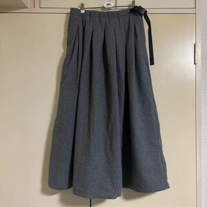 GRAMICCI WOOL PLEATED SKIRT グラミチ ウールプレイティド　ロング スカート