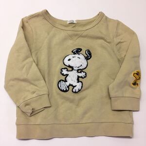 送料無料★PEANUTS ピーナッツ　スヌーピー★トレーナー　スウェット　ニット★ベビー　キッズ　90 #50414sj165