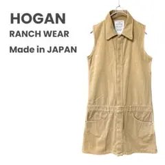 HOGAN RANCH WEAR ノースリーブ ワンピース ベスト 日本製 古着