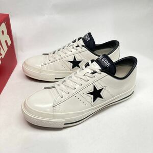 即決! 日本製 CONVERSE ONE STAR J 白黒 25cm / MADE IN JAPAN コンバース ワンスター