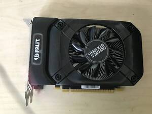 F14★中古品 通電確認済み PALIT GEFORCE GTX1050 Ti STORMX 4096M128Bit GDDR5 グラフィックボード★