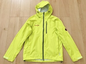 【良品】MAMMUT マムート＊ナイロンジャケット＊イエロー＊asia-M