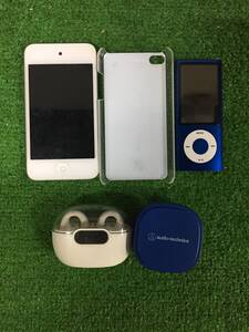 ○ apple iPod touch A1367 8G iPod nano 第5世代 A1320 16G audio-technica ATH-SQ1TW コーリュウ Q16 Bluetoothイヤホン 1-32