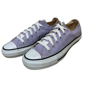 AK453 CONVERSE コンバースオールスター ローカットスニーカー US5 24cm パープル