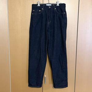 美品！YAECA ヤエカ デニム ワイドストレート 13-14W 32インチ 13-14W DENIM PANTS WIDE STRAIGHT