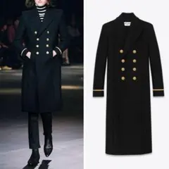 極美品 SAINT LAURENT クラシック セブンティーズ ミリタリーコート