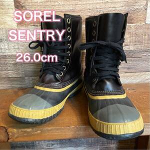 【美品】SOREL スノーブーツ SENTRY ORIGINAL 限定モデル　26.0cm