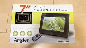 ●【ジャンク品かも】Angler アングラー 7インチ デジタルフォトフレーム MODEL：PF705