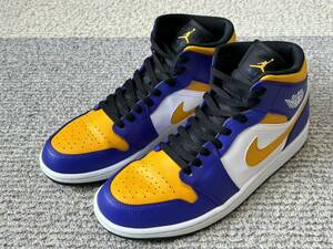 Nike Air Jordan 1 Mid Lakers 28.5