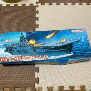 ドラゴン WW.II アメリカ海軍 航空母艦 U.S.S. レキシントン CV-16 （1/700スケール グリーンボックス CH7051）