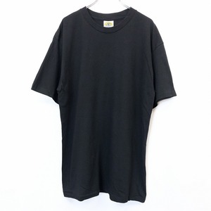 タッチオブゴールドバイスプリングフォード TOUCH of GOLD by Spring Ford Tシャツ カットソー 無地 丸首 半袖 綿100% L 黒 メンズ 男性