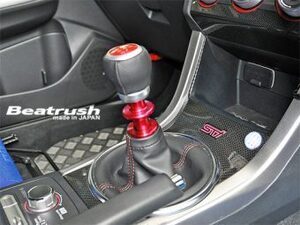 【LAILE/レイル】 Beatrush リバースノブ レッド スバル WRX STi VAB/GRB/GVB インプレッサ WRX STi GDB フォレスター SG9 [S76024RKR]