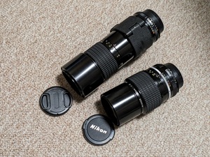 Ai Nikkor 200mmとmicro 200mm 2本セット（ジャンク）（送料込）