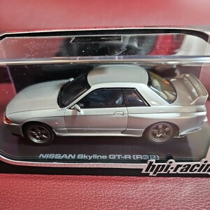 hpiracing 1/32 HIGH PERFORMANCE SLOT CAR NISSAN SKYLINE GT-R（R32）Jet Silver Metalic スロットカー R32 GT-R 　未開封 未展示 