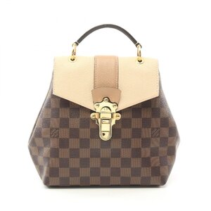 ルイ・ヴィトン クラプトン ブランドオフ LOUIS VUITTON リュックサック バックパック ダミエ 中古 レディー