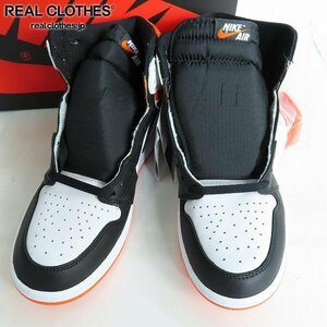 【未使用】NIKE/ナイキ AIR JORDAN 1 RETRO HIGH OG ELECTRO ORANGE/エレクトロ オレンジ 555088-180/28.5 /080