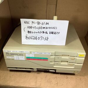 NEC PC-9801DA HDD古いモデル付いてます　一般通電まで済みです現状渡し品です。:::