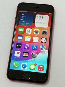 SIMフリー iPhoneSE2 128GB Product Red シムフリー アイフォンSE 2 第二世代 第2世代 レッド docomo softbank au SIMロックなし A2296 97%